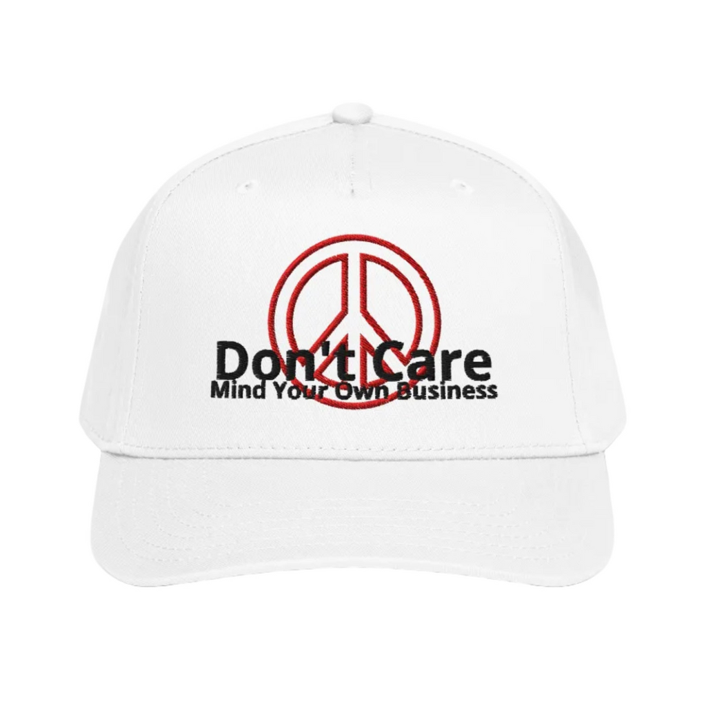 Dont Care Sapka - Fekete Szöveggel (Unisex)