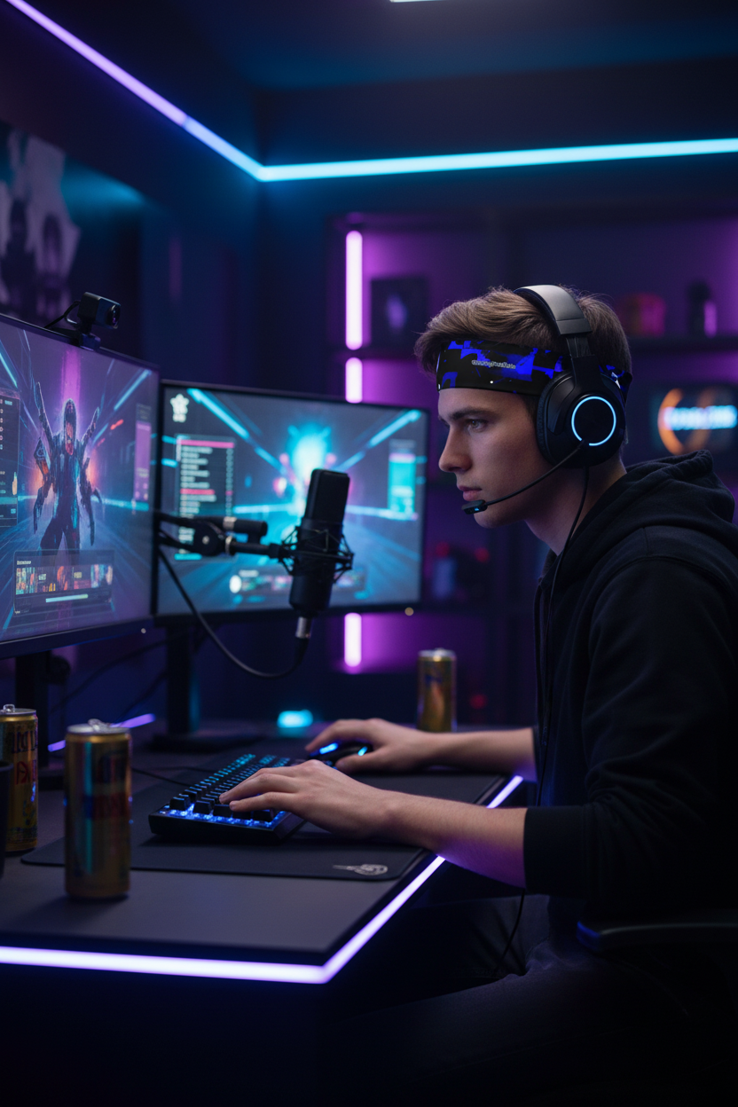 Gamer Fejpánt - Deep Blue (Unisex)