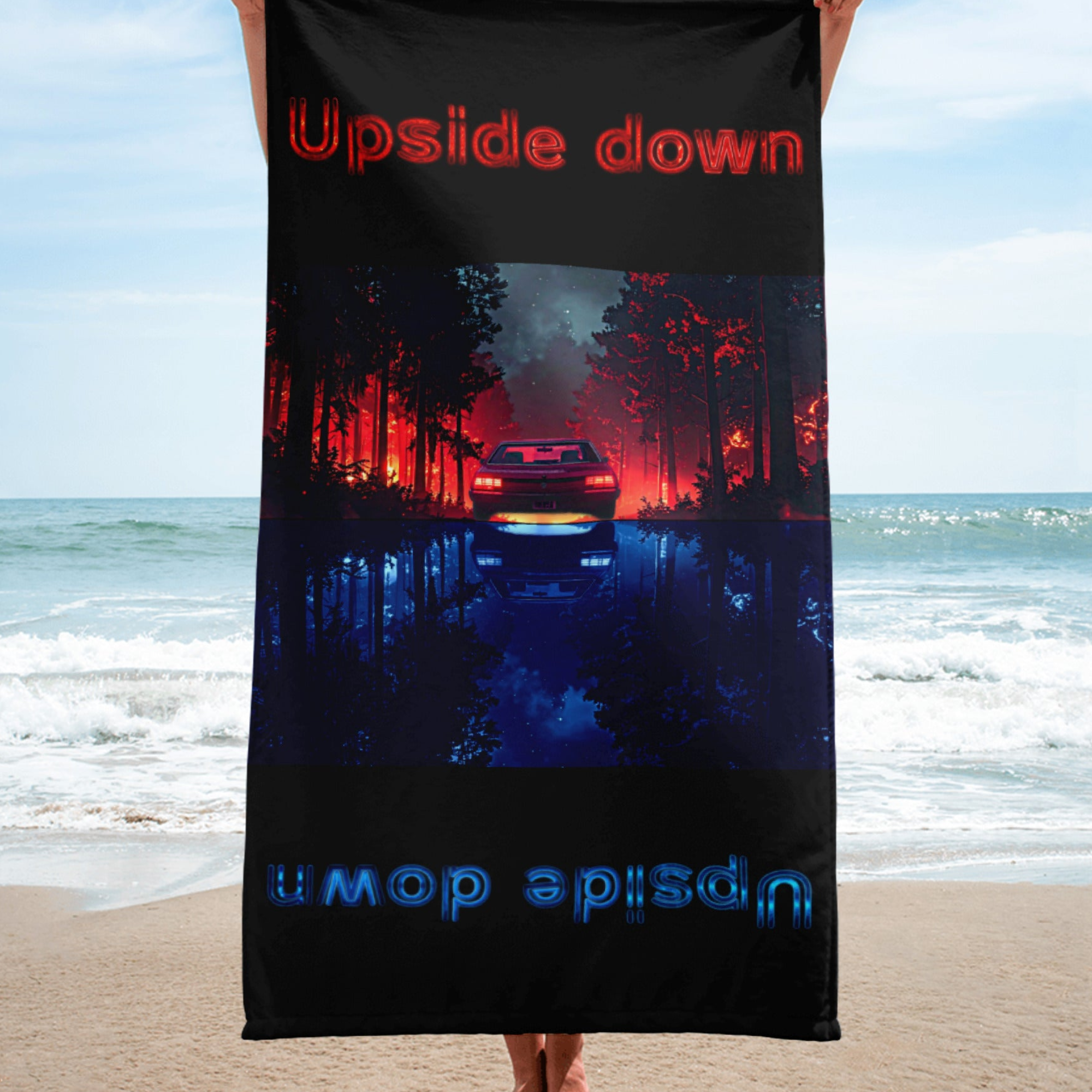 Upside Down Beach Towel (Large)