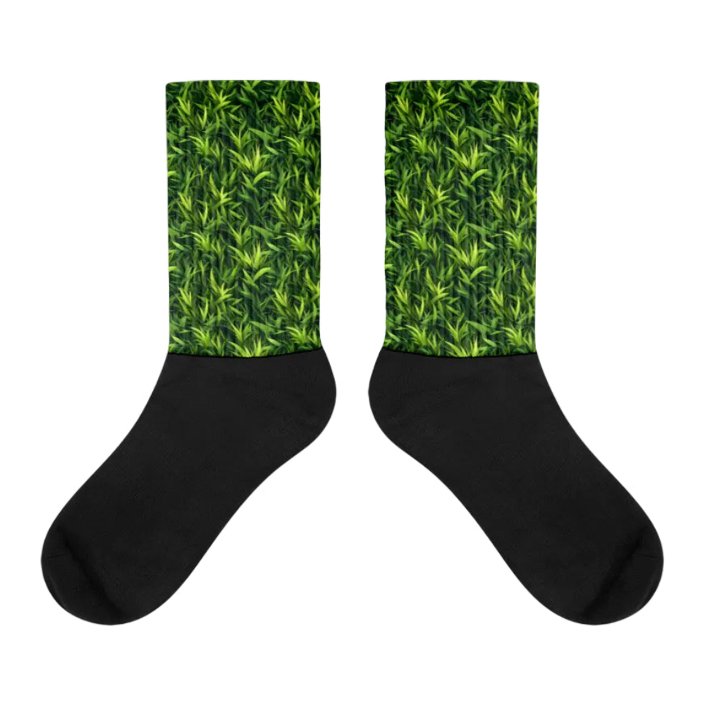 Grass Pattern Socks (Unisex)