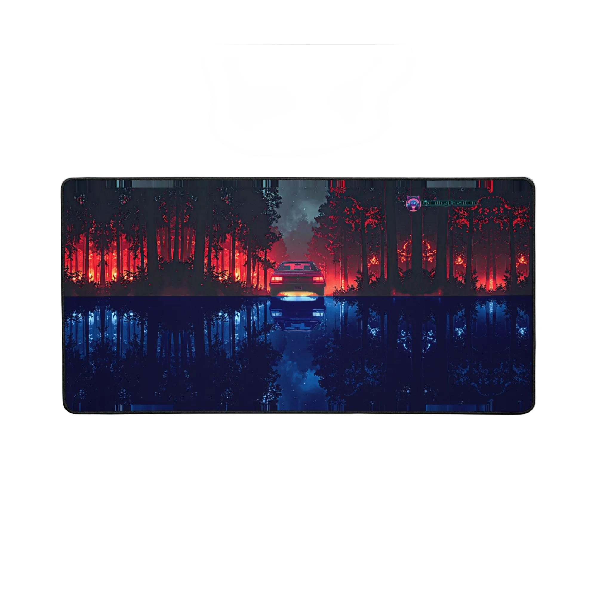 Gaming Egérpad Upside Down Mintával - Fekete/Piros/Kék