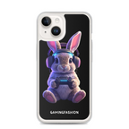 MagSafe® Kompatibilis Átlátszó Telefontok - Nyuszis Mintával #GamingFashion (iPhone®)