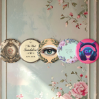 Romantic Button Pin Pack (5 pcs)