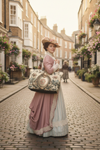 Romantische Tasche - Beige (Damen)